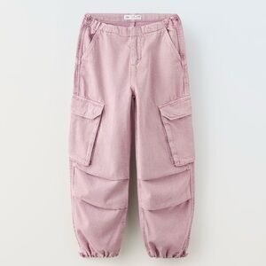 Zara Parachute Cargo Jeans